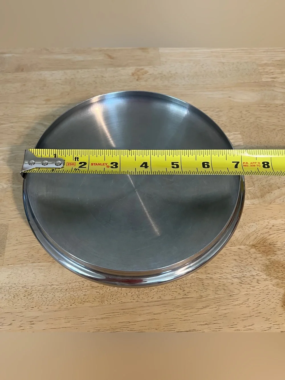 Vintage Revere Ware Lid 7 Inch Stainless Steel High Dome Replacement Pot Cover